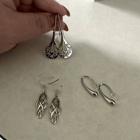 Silver Earring bundle. NEW! - Picture 1 of 4